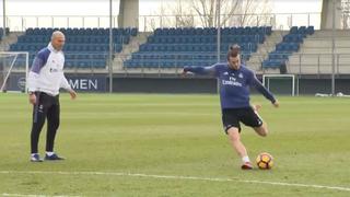Gareth Bale está de vuelta: su definición en golazo en entrenamientos del Real Madrid