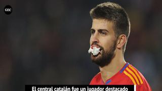 España: Vicente del Bosque destaca el profesionalismo de Piqué con su selección