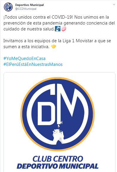 El cambio en el diseño del escudo de Deportivo Municipa. (Foto: Deportivo Municipal)
