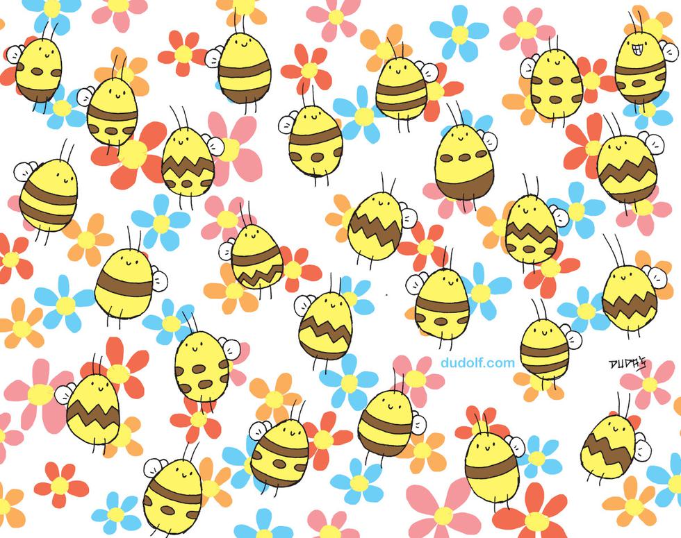 Ubica ya mismo la abeja diferente al resto cuanto antes de esta prueba visual que pocos logran resolver. (Fotos: Dudolf)