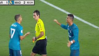 ¡Otro escándalo de Cristiano! Agredió al árbitro por expulsarlo y podría recibir una dura sanción