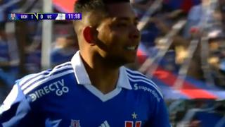 ‘Blooper’ de arquero y gol: ‘Chorri’ Palacios puso el 1-0 de U. de Chile vs. U. Católica