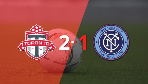 Toronto FC consiguió una victoria en casa por 2 a 1 ante New York City FC