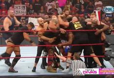 ¡Se agarraron a trompadas! Tyson Fury y Braun Strowman armaron una tremenda trifulca en Raw [VIDEO]