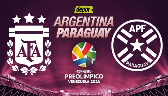 Argentina vs. Paraguay se enfrentan en partido por Preolímpico Sub-23. (Diseño: Depor)