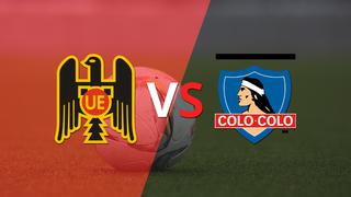 Termina el primer tiempo con una victoria para Colo Colo vs Unión Española por 1-0