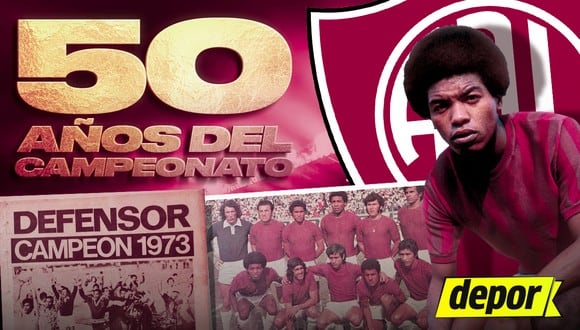 A 50 años de la hazaña: el día que Defensor Lima fue campeón nacional y se hizo gigante. (Diseño: Christian Marlow)