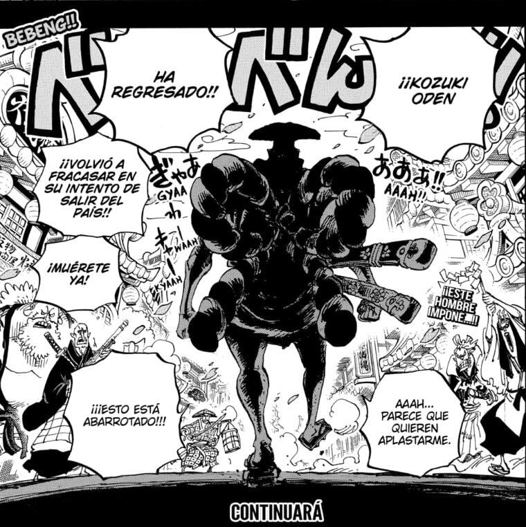 El regreso de Kozuki Oden (Foto: Shueisha)