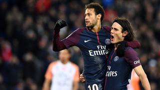 Levantan en peso: PSG goleó 4-0 a Montpellier en la Ligue 1 de Francia con goles de Neymar y Cavani