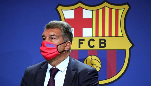 Joan Laporta cumple su segundo mandato como presidente del FC Barcelona. (Getty)