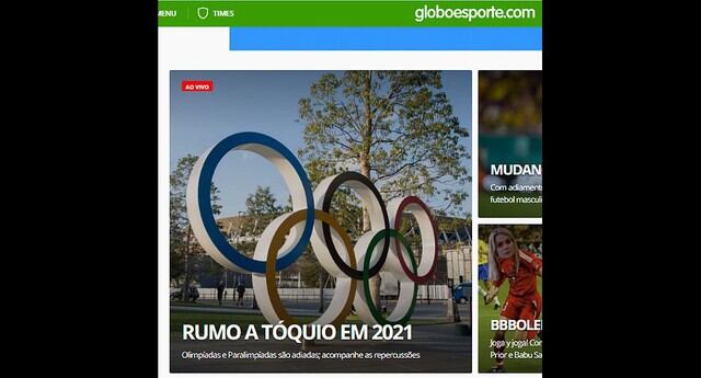 Así informó el mundo sobre el aplazamiento de Tokio 2020.