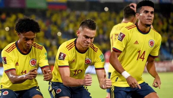 Luis Díaz, Santos Borré y Juan Cuadrado forman parte de la lista de convocados de la Selección Colombia. (Foto: Getty Images)