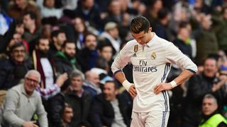 Exhausto: los frustrados gestos que no viste de Cristiano Ronaldo ante Málaga