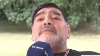 Diego Maradona como nunca lo viste: canta en italiano en entrevista y se vuelve viral en horas [VIDEO]