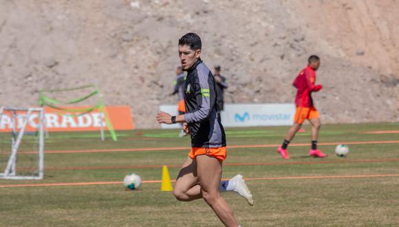 Alexis Cossio, se prepara para el reinicio de la Liga 1. (Foto: Ayacucho FC)