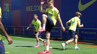 De Jong sobre el regreso del Barcelona a los entrenamientos : “Ha sido realmente bonito volver a vernos”