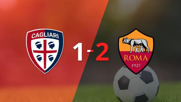 A Roma le alcanzó con un gol para vencer por 2 a 1 a Cagliari