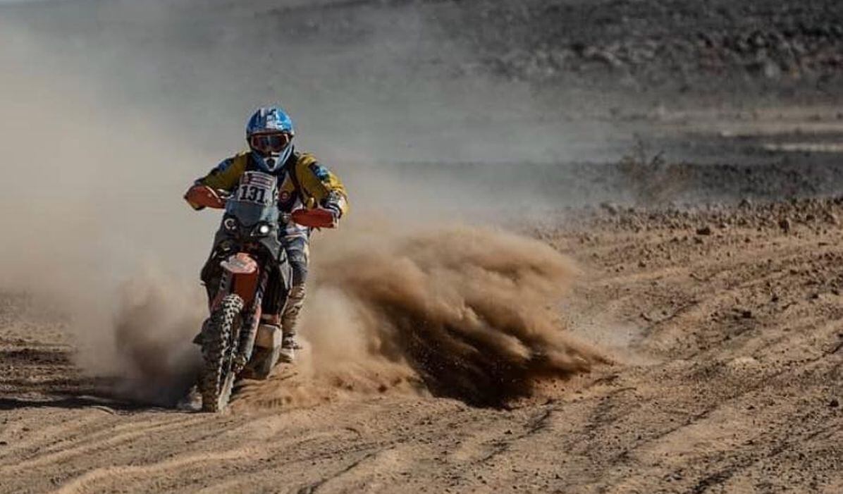 David Chávez disputó su primer Rally Dakar. (Facebook)