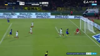 La asistencia es medio gol: Orsini anota el 1-0 de Boca vs Central Córdoba [VIDEO]