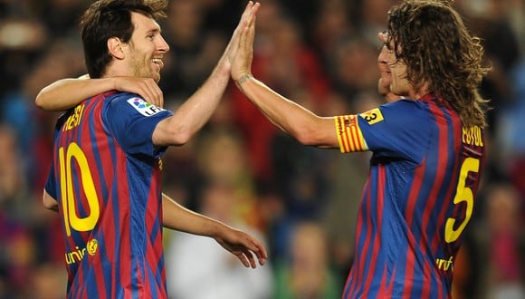 Puyol bromeó sobre el hecho de “quizás a Iker le hubiera gustado más un Barcelona sin Messi”. (Foto: AFP)