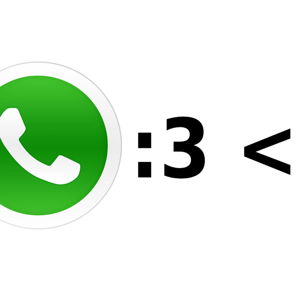 Para aumentar Arancel organizar WhatsApp | Cuáles son los significados de los emojis textuales de WhatsApp  “:3” y “<3″ | Emoticones | Tecnología | Íconos | Aplicaciones | Significado  | Meaning | nnda | nnni | DEPOR-PLAY | DEPOR