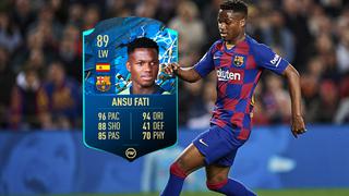 FIFA 20: con solo 17, Ansu Fati obtiene carta TOTSSF Moments de LaLiga