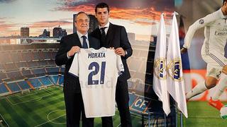 Morata fue presentado como nuevo jugador del Real Madrid