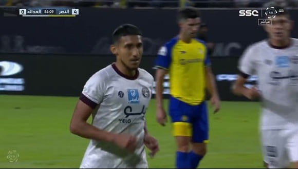 Christofer Gonzáles anotó en la derrota de Al Adalah FC. (Foto: SSC)