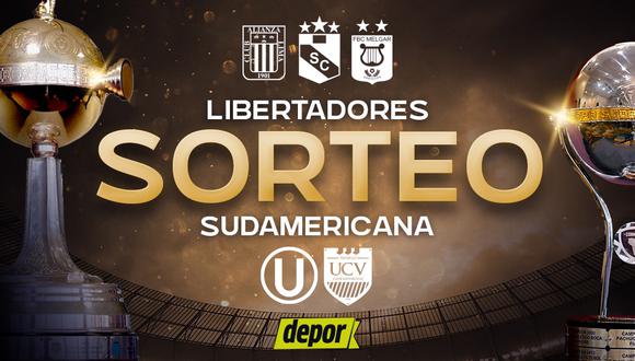 Este lunes se llevará a cabo el sorteo de la fase de grupos de la Libertadores y Sudamericana. (Diseño: Depor)