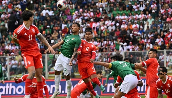 Bolivia was superior to Peru during the 90 minutes of the match in La Paz. (Foto: AFP)