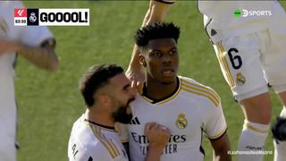 Gol cumpleañero: Tchouaméni anota el 2-1 del Real Madrid vs. Las Palmas por LaLiga