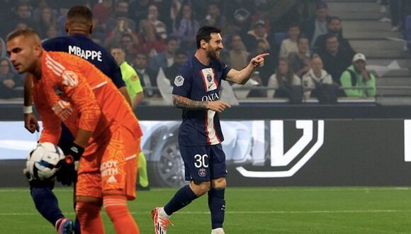 PSG vs. Lyon con Lionel Messi por la fecha 8 de la Ligue 1 de Francia. (Foto: Getty Images)