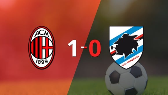 En su casa Milan derrotó a Sampdoria 1 a 0