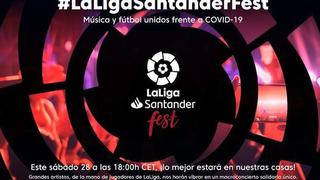 LaLiga Santander Fest: torneo español hará concierto benéfico para recaudar fondos en el país