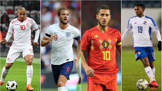 ¡Preparado, Grupo G! Listas oficiales de Bélgica, Panamá, Túnez e Inglaterra para el Mundial