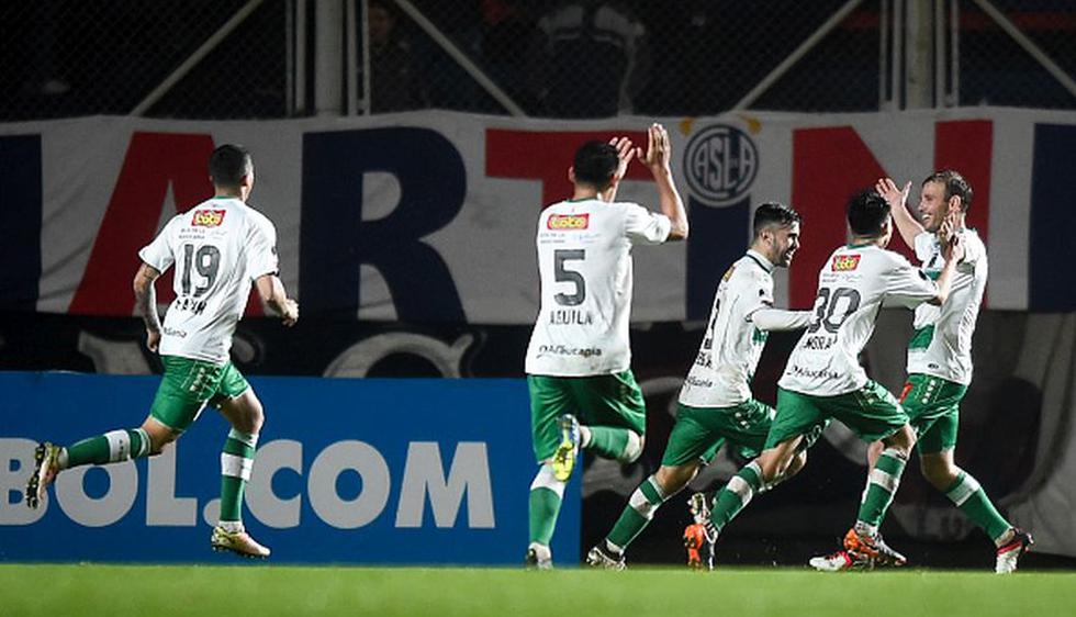 San Lorenzo vs. Deportes Temuco por la segunda fase de la Copa Sudamericana. (Getty)