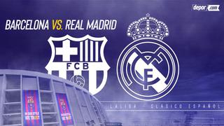 A qué hora se juega el Barcelona vs. Real Madrid EN VIVO vía ESPN Andino, ESPN 2, ESPN Play y DIRECTV Sports por LaLiga Santander 2019-2020