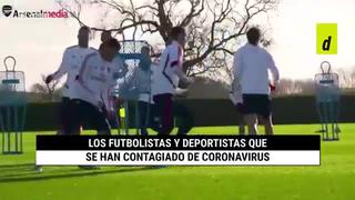 Los futbolistas y deportistas que se han contagiado de coronavirus