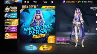 Free Fire: guía para tener gratis el atuendo Emperatriz Persa del Luck Royale