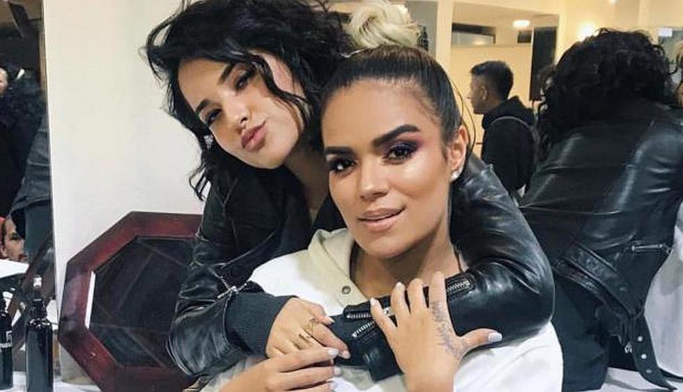 Becky G y Karol G retratan su encuentro en Ámsterdam con esta increíble fotografía. (Foto: Instagram)