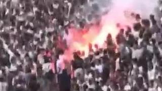 Universitario corre riesgo de volver a ser sancionado por uso de bengala en duelo contra Cerro Porteño [VIDEO]