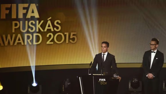 Wendell Lira ganó el Premio Puskás en el 2015, derrotando a Lionel Messi. (Foto: Agencias).