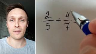 El asombroso truco de un profesor para sumar fracciones con facilidad y que causa furor en redes sociales