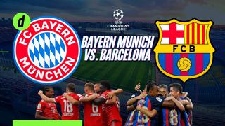 Bayern Múnich vs. Barcelona: horarios y canales de TV para ver el partido de la fecha de la Champions League