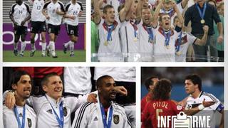 Tremenda marca: Alemania, once años seguidos jugando semifinales y finales