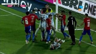 Se picaron: ‘careo’ entre Silva y Correa sobre el final del Argentina vs. Paraguay [VIDEO]
