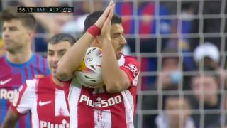 Suárez marcó en su antigua casa y pidió perdón: el gol para el 4-2 entre Barcelona vs. Atlético [VIDEO]