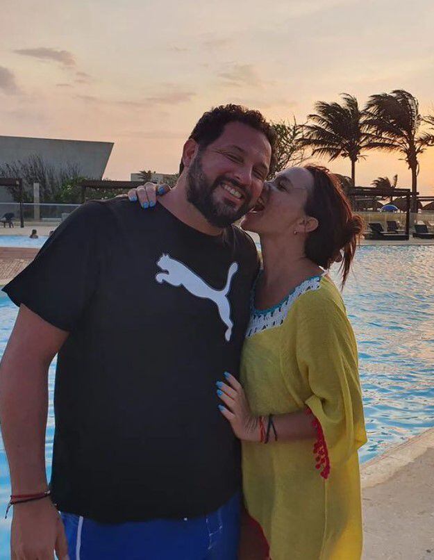 Natasha Klauss junto a su futuro esposo Daniel Gómez (Foto: Daniel Gómez/Instagram)