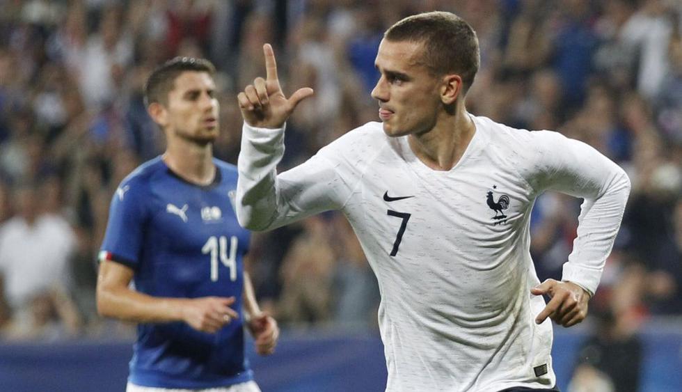 Francia derrotó por 3-1 a su similar de Italia en un partido amistoso internacional rumbo al Mundial. (Agencias)