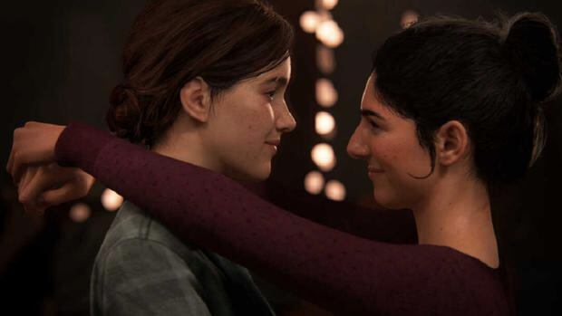 Dina y Ellie bailando en la segunda parte del videojuego de "The Last of Us" (Foto: Naughty Dog)